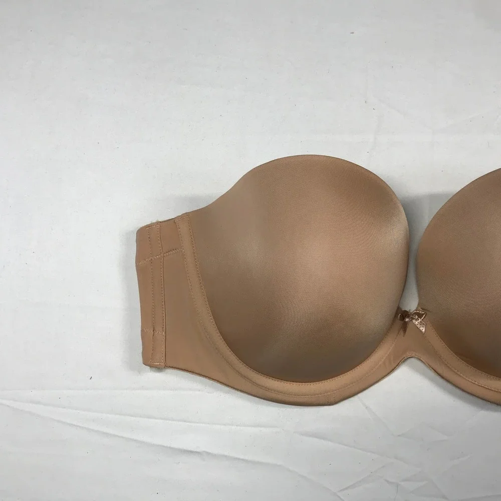 Cleo by Panache Koko Strapless Bra 32G Caramel Nude Molded Underwire 9170